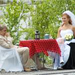2008 - Алексей и Ольга - Свадебная фотография - За столом